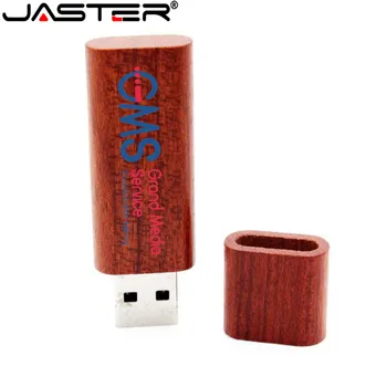 JASTER Karšto Medinis USB atmintukas pen drives Klevo medienos+Pakavimo dėžutė pendrive 4GB 8GB 16GB 32GB 64GB memory stick Didmeninės