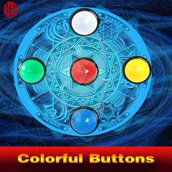 Pabėgti kambario žaidimas nuotykių ieškotojas prop spalvinga mygtuką pasiūlymo spauskite keturių magija spalvos mygtukai teisę siekiant vykdyti slaptas kambarys