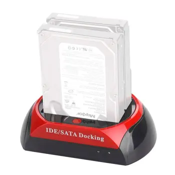 HDD Docking Station Dual Vidinis Kietasis Diskas HDD Docking Station Atveju HDD Aptvarą 2.5 Colių, 3.5 Colių SATA USB 2.0