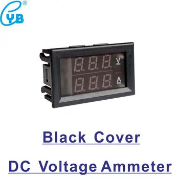 Nemokamas Pristatymas 10vnt DC Voltmeter Ammeter DC 3.5-30 V Amperas Metrui Volt Amp Skydelis Metrų DC 0-10A Built-in Perstūmimo 0.28