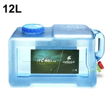 12L Automobilių Vandens Saugojimo Kibirą BPA-Free Vandens Butelis Daugkartinio naudojimo Plastikinis Vandens Bako Snap On Cap Stabdžių Splash Ąsotis