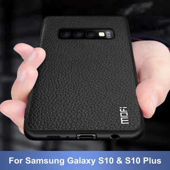 Už S10 Plius Case for Samsung S10 Sase Dangtelis skirtas Samsung Galaxy S10+ Atveju MOFi Galaxy S10 Atvejais, atsparus smūgiams Verslo Capas