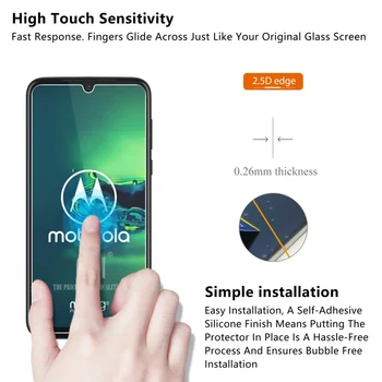 2vnt Grūdintas Stiklas Motorola Moto G8 Plus Stiklo Screen Protector 2.5 D 9H Grūdintas Stiklas Moto G8 Plius Apsauginė Plėvelė
