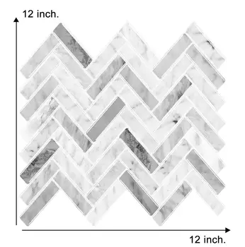 2,5 mm storio Lipni Sienos Plytelių Vandeniui Virtuvės Backsplash Plytelės Lipdukas --1 lapas