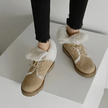 2020 korėjos versija, paprastas ir universalus plokščių batai plius aksomo šiltas atsitiktinis mados moterų Martin batai