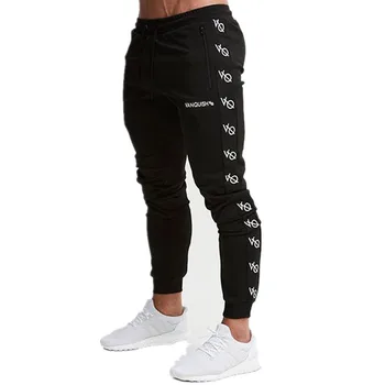 Streetwear moda roupas masculinas 2019 marca calças masculinas jogger de fitneso algodão calças esportivas casuais macacão de fi