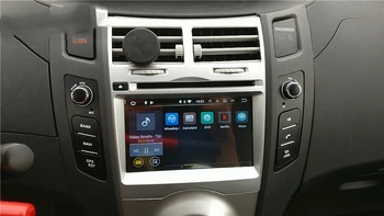 PX6 IPS Android 10.0 4+64G Ekrano Automobilio Multimedijos Radijo Toyota Yaris 2005-2011 GPS Navi 