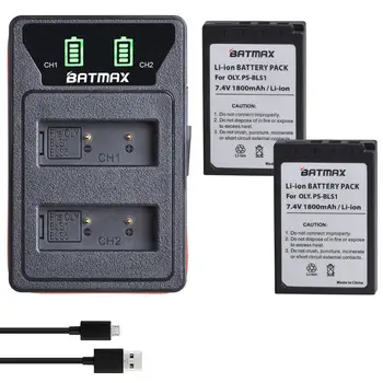 Batmax PS-BLS1 BLS1 Baterija+LED Dual Įkroviklį su C Tipo 