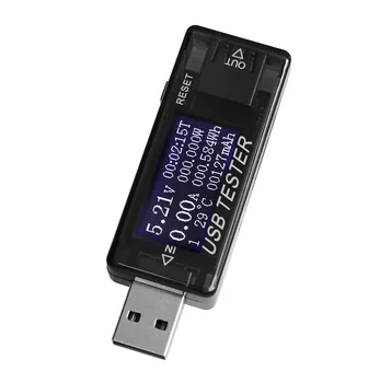 8 in1 USB Talpa Įtampos Testeris QC2.0 3.0 4-30 v Elektros Energijos Bandymo Srovė Metrų Stebėti Voltmeter Ammeter