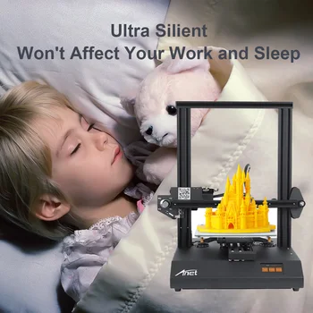 Anet ET4 Pro Vakarienę Silent TMC2208 Vairuotojo Impresora 3D Spausdintuvas Su 