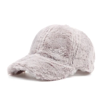 Rudenį, žiemą moterų šilta kepurė hat reguliuojamas kailio beisbolo kepuraitę snapback skrybėlę lauko sporto skrybėlės moterų atsitiktinis kepurės