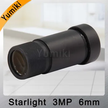 Yumiki M12 VAIZDO 3MP 6mm objektyvas F1.2 Židinio Nuotolis 6 mm Jutiklis 1/2.5