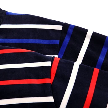 2020 Naujų Dizainerių Megztinis Dryžuotas Vyrų Sweater Mens Storio Žiemą Šiltas Jersey Megzti Megztiniai Mens Dėvėti Slim Fit Trikotažas 53015