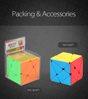 Moyu naujas Kryptis įspūdį magic cube Netaisyklingai Profesinės Įspūdį Greitis Kubo Matinio Stickerless 3x3x3 kubo nerijos magia kubo žaislai