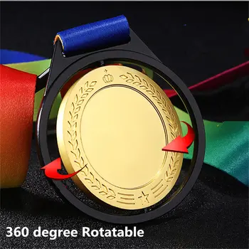 10vnt Pigūs Custom Metalo Pasukti Medallion Medalis Emblema pėsčiųjų apdovanojimai sporto suvenyrų asmeninį Prizą Džiaugtis, UV spausdinimas