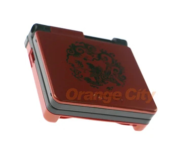 ChengChengDianWan Raudona Kinų Drakonas Limited Edition Pilnas Korpusas su Lukštais Atveju Gameboy Advance GBA SP Atveju