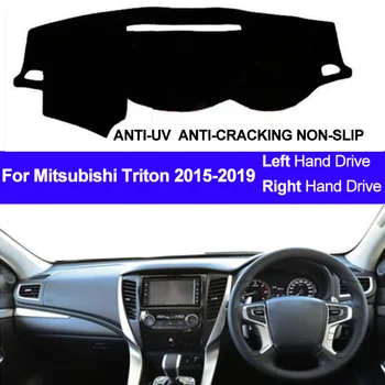 Automobilio prietaisų Skydelio Dangtelis Mitsubishi Triton 2016 2017 2018 2019 prietaisų Skydelio Dashmat Trinkelėmis Kilimų Saulės Pavėsyje, neslidus Automobilių Stilius