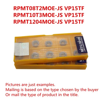 MITSUBISHI RPMT08T2MOE-JS VP15TF/RPMT10T3MOE-JS VP15TF/RPMT1204MOE-JS VP15TF CNC Frezavimo Karbido įdėklai Originalus Nemokamas pristatymas