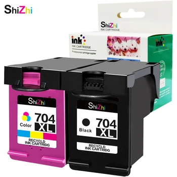 SHIZHI 704 Rašalo kasetė Suderinama HP 704 XL 704xl HP deskjet 2010 2060 CN692A spausdintuvą