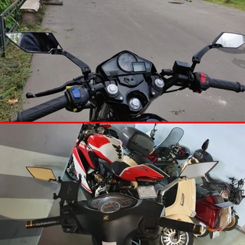 Motociklo Galinio Veidrodėlio 8mm 10mm Motociklą Pakeitimo Nugaros Pusės Veidrodėlis, Skirtas Moto Guzzi STELVIO V7/V9 Classic Lenktynininkas Akmuo Ypatingas