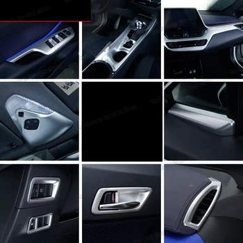 Lsrtw2017 sidabro abs automobilių interjero apdaila apdailos skydelio ventiliacijos chrome