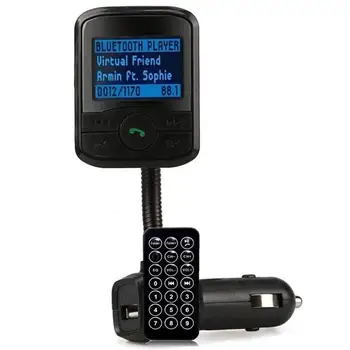 Tarptautinės Bluetooth FM Siųstuvas Car Mp3 Grotuvas, laisvųjų Rankų įrangą, Radijo Garso Adapteris Automobilinis 