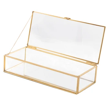 Šiaurės Derliaus Pakabukas Stiklo lango Turėtojas Šiuolaikinio Dizaino Papuošalų Organizatorius+dangtis Odos priežiūros produktų laikymo dėžutė