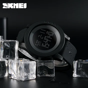 2019 Naujas SKMEI Prabangos Prekės ženklo Vyrai Karinės Sporto Laikrodžiai Vandeniui LED Skaitmeninio Laikrodžio Vyrų Laikrodis Valandą Mens Watch Relogio Masculino