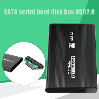 2.5 colių USB 2.0 prie SATA HDD Case Išorinis 480Mbps SSD Kietąjį Diską Talpyklos Disko Atveju Langelį Išorinį Standųjį Diską, PC Kompiuteris