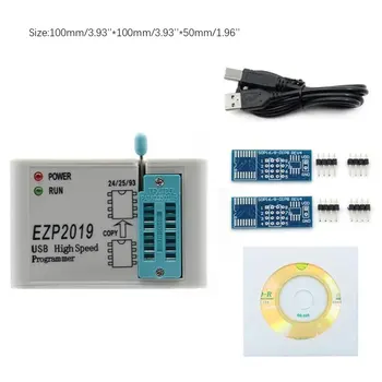 Patvarus EZP2019 Didelio Greičio USB, SPI Programuotojas pagalbą 24 25 93 EEPROM, Flash Bios balta