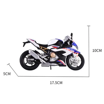 1:12 BM S1000 RR Motociklo Modelį su spaudimu išgauto Lydinio Žaislas, Motociklas Motociklo Lenktynių Automobilių Modelių Automobilius, Žaislai Vaikams, Kolekcines