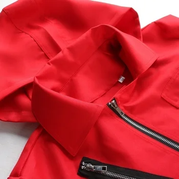 2020 LCDP Kostiumas Originalus Leidimas La Casa De Papel Raudonas Kostiumas Jumpsuits Cosplay Dali Kostiumas Pinigų Heist Karšto TELEVIZIJOS Serija