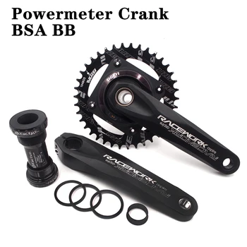 Powermeter crankset gxp mtb dviračių crankset kalnų suku Voras galios matuoklis 170mm crankset 32-38T 104BCD chainwheel, neįtikėtinai stiprios