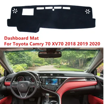 Toyota Camry 70 XV70 2018 2019 2020 Automobilio prietaisų skydelyje Išvengti šviesos padas Priemonė platforma stalas padengti Kilimėlis Kilimai