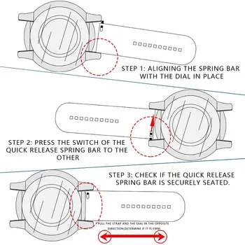 MAIKES Gumos Ralio Žiūrėti Juosta Greitai ReleaseStrap Vandeniui Oro Skylę Watchband Nerūdijančio Plieno Sagtis 22mm 24mm