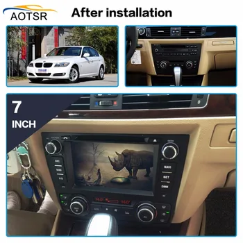 Android 8.0 Automobilio multimedia dvd grotuvas, galvos vienetas BMW E90 E91 E91 E92 E93 2005 - 2012 automobilio Radijas stereo Garso gps magnetofonas