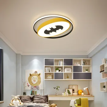 Betmenas šviesa/spider lubų lempa studijų Miegamojo, vaikų, lubų šviesos šiuolaikinės dekoratyvinės lubų šviesos geležies blizgikliai