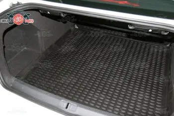 Bagažo skyriaus kilimėlis Volkswagen Passat B7 2011~bagažo skyriaus grindų kilimėlių ne slydimo poliuretano purvo apsaugos, vidaus reikalų kamieno automobilių stilius