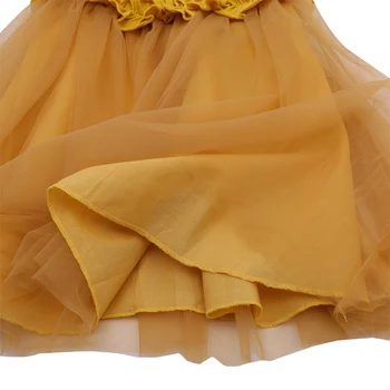 Sodawn 2020 M. Mergina Princesė Dress Vyšnių Spausdintą Modelio Baby Girl Drabužiai Šalies Vasarą Vaikams, Rūbai Vaikams Suknelė