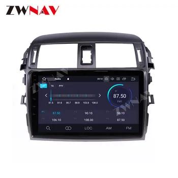4+64GB Android 10.0 Automobilio Multimedijos Grotuvo Toyota Corolla 2006-2013 m. automobiliu GPS Navi 