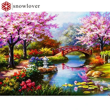 Sonwlover DIY5D diamond tapybos kvadratiniu gražus kraštovaizdis apdailos dažymo baldai, dekoratyvinė mozaika diamondpainting