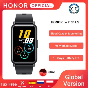 Pasaulinė Versija Garbę Žiūrėti ES Smart Žiūrėti SpO2 Smartwatch Širdies ritmo Monitoringo 5ATM 1.64 