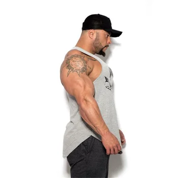 Naujas prekės ženklas Mens Tank top mens Sveikatingumo Kultūrizmo berankoviai marškinėliai Vyrų Medvilnės Crossfit drabužių Atsitiktinis Singlet vest Undershirt