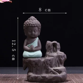 Mažai Vienuolis Buda Moliuskui Smilkalų Kvapas Degiklis Keramikos Aromaterapija Krosnies Kvapo Aromatinių Arbatos Namų Puošybai