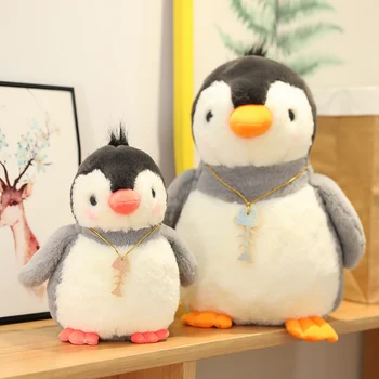 Karšto Puikus Huggable Kawaii Pliušiniai žaislai pingvinas lėlės Mielas Kalėdų Gimtadienį.Festivalis-geriausia dovana minkštos Lėlės Žaislas dovana vaikams