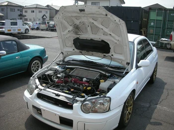 Už 2000-2007 m. Subaru Impreza GD/GG Priekinis Dangtis Dangčio Keisti Dujų Statramsčiai Anglies Pluošto Pavasario Sklendė Liftas Paramos Absorberio
