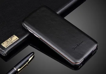 Natūralios Odos Vertikalus Flip Cover Case for Samsung Galaxy S7 Krašto Prekės Originalios Prabangos Plono Kompaktiškas Fundas Aukštos Kokybės