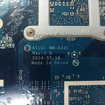 G70-80 plokštė Mainboard lenovo nešiojamas 80FF AILG1 NM-A331 FRU 5B20H70654 5B20H70718 CPU:I7-5500U GPU:GF920M 2GB DDR3