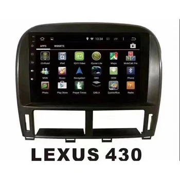 9inch automobilio Multimedijos Grotuvas Quad Core Android 8.0 Automobilio Radijo, GPS Navigacija, Lexus LS430 2000 2001 2002 2003 2004 2005 2006