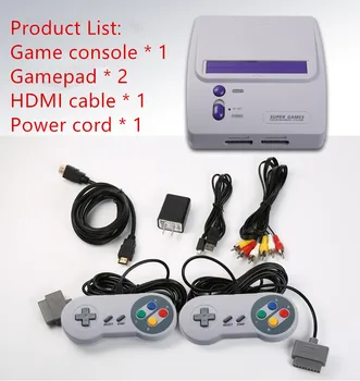 Coolbaby Nostalgišką Retro 16 bitų Vaizdo Žaidimų Konsolę su Laidinio Gamepad HDMI 4K Namuose TELEVIZORIAUS Žaidimo Konsolę, SFC Sega Žaidimas